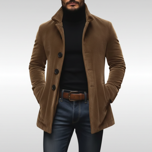 Pierce | Men’s Stand-Collar Coat