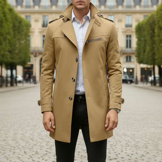 Sullivan | Men’s Slim-Fit Trench Coat