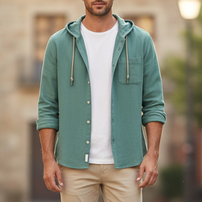 Alexander | Men’s Casual Hooded Shirt