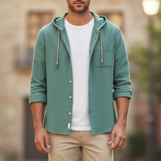 Alexander | Men’s Casual Hooded Shirt