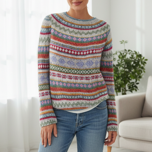 Maribel | Women’s Knit Crew Neck Sweater