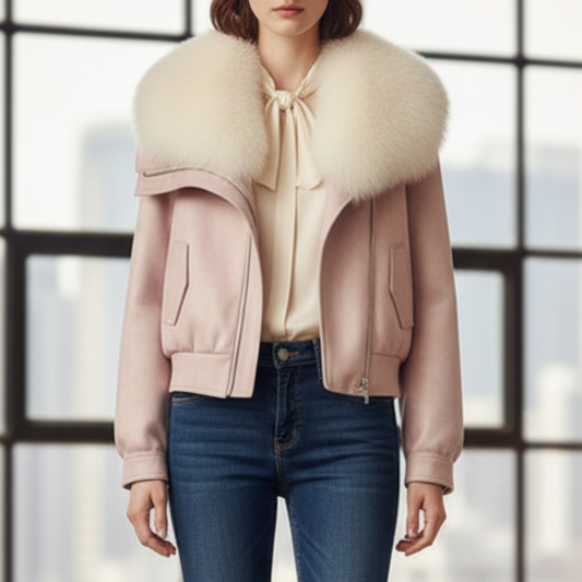 Blaire | Women’s Collar Suede Jacket