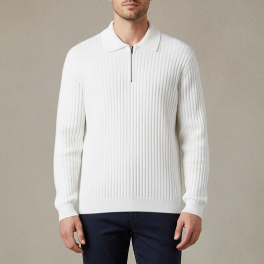 Langley | Men’s Button-Up Polo Sweater