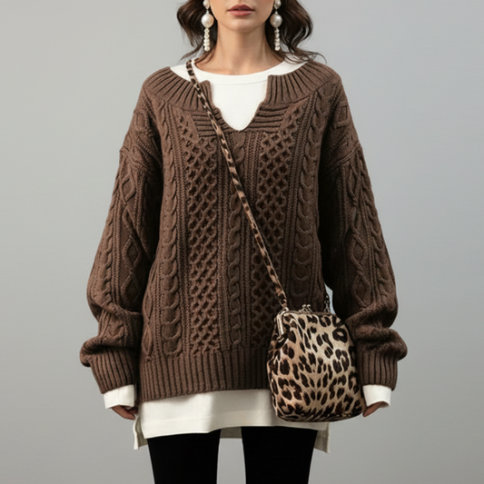 Mireya | Women’s Knit Crew Neck Sweater