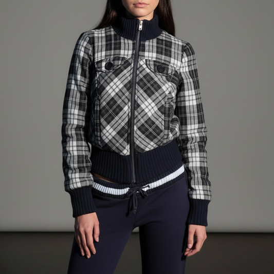 Kendra | Women’s Cropped Zip-Up Jacket
