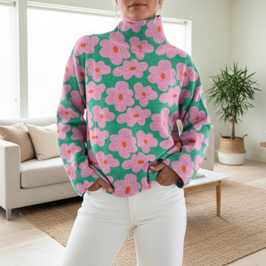 Elodie | Women’s Floral Print Sweater