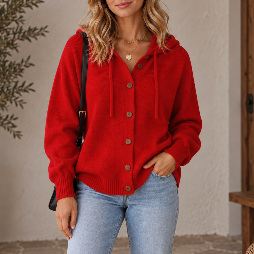 Evelina | Women’sHooded Knit Cardigan