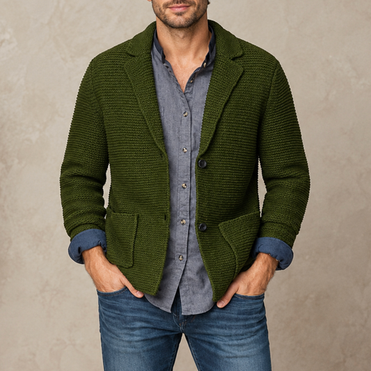 Cavan | Men’s Knit Shawl-Collar Cardigan