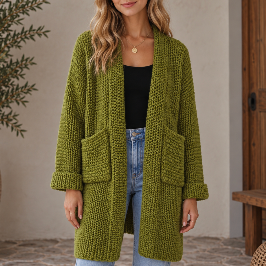Jolene | Women’s Chunky Open-Front Cardigan