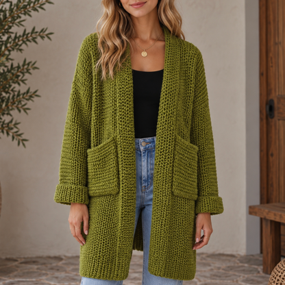 Jolene | Women’s Chunky Open-Front Cardigan