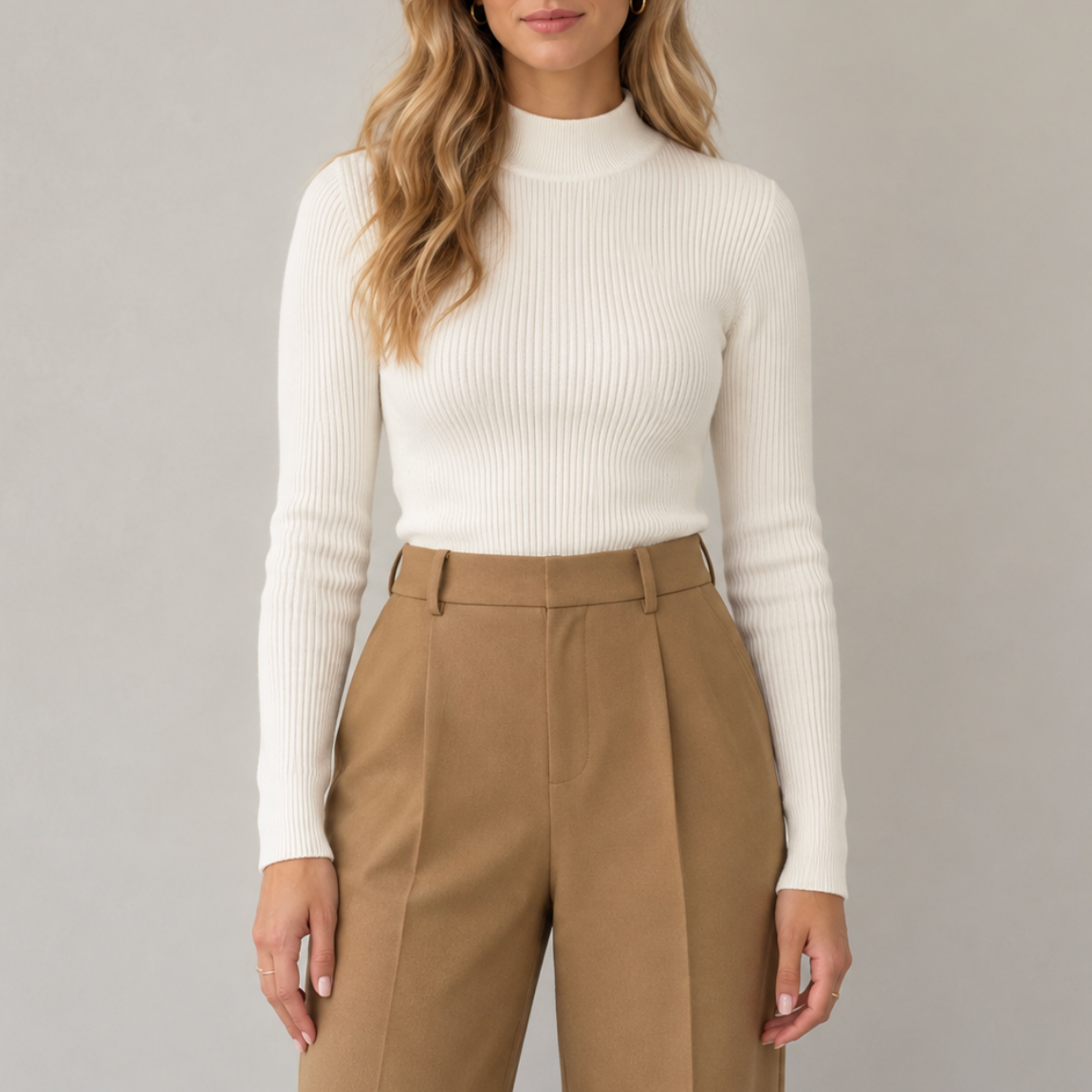 Tessa | Women’s Ribbed Long-Sleeve Sweater