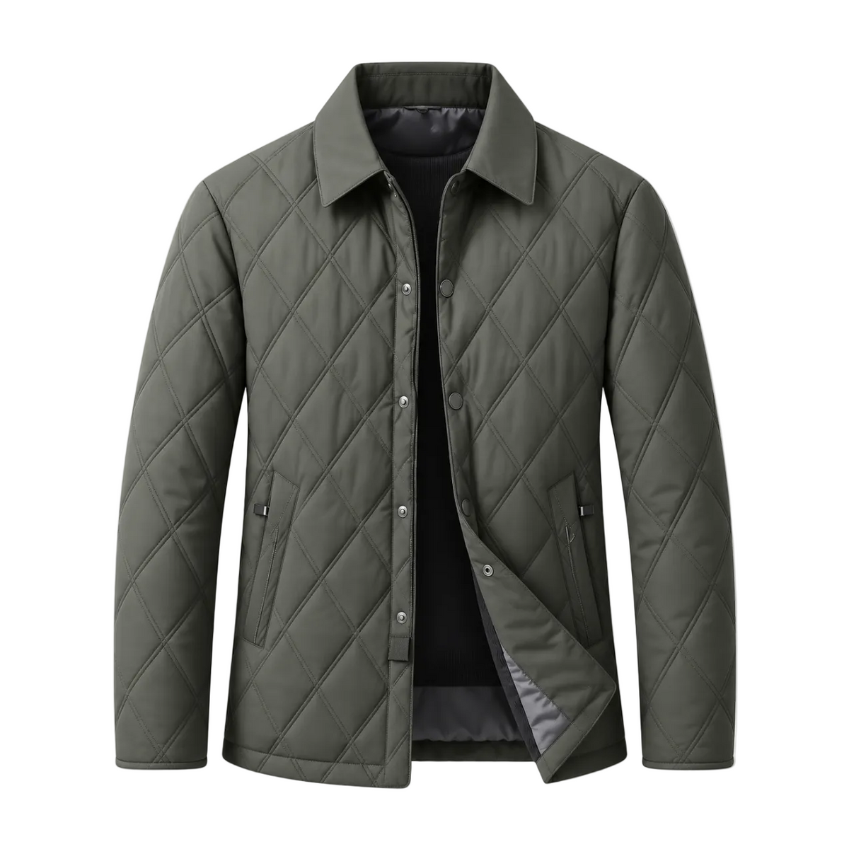 Conrad | Men’s Quilted Button-Up Jacket