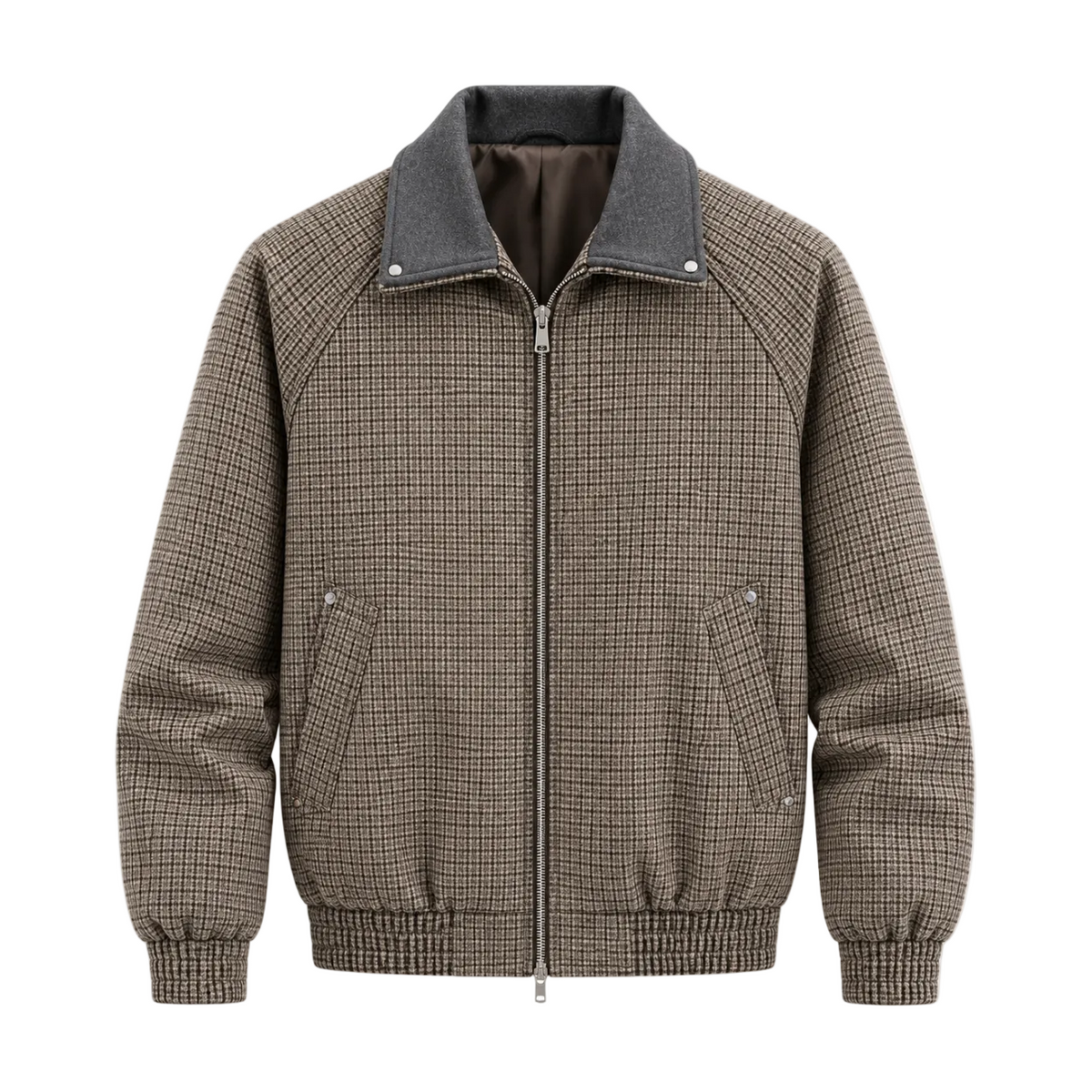 Bramford | Men’s Checkered Zip-Up Jacket