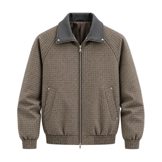 Bramford | Men’s Checkered Zip-Up Jacket