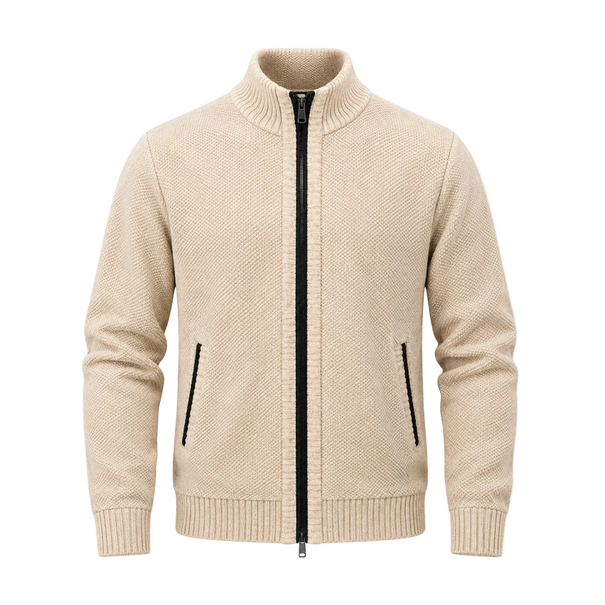 Dustin | Men’s Full-Zip Knit Jacket