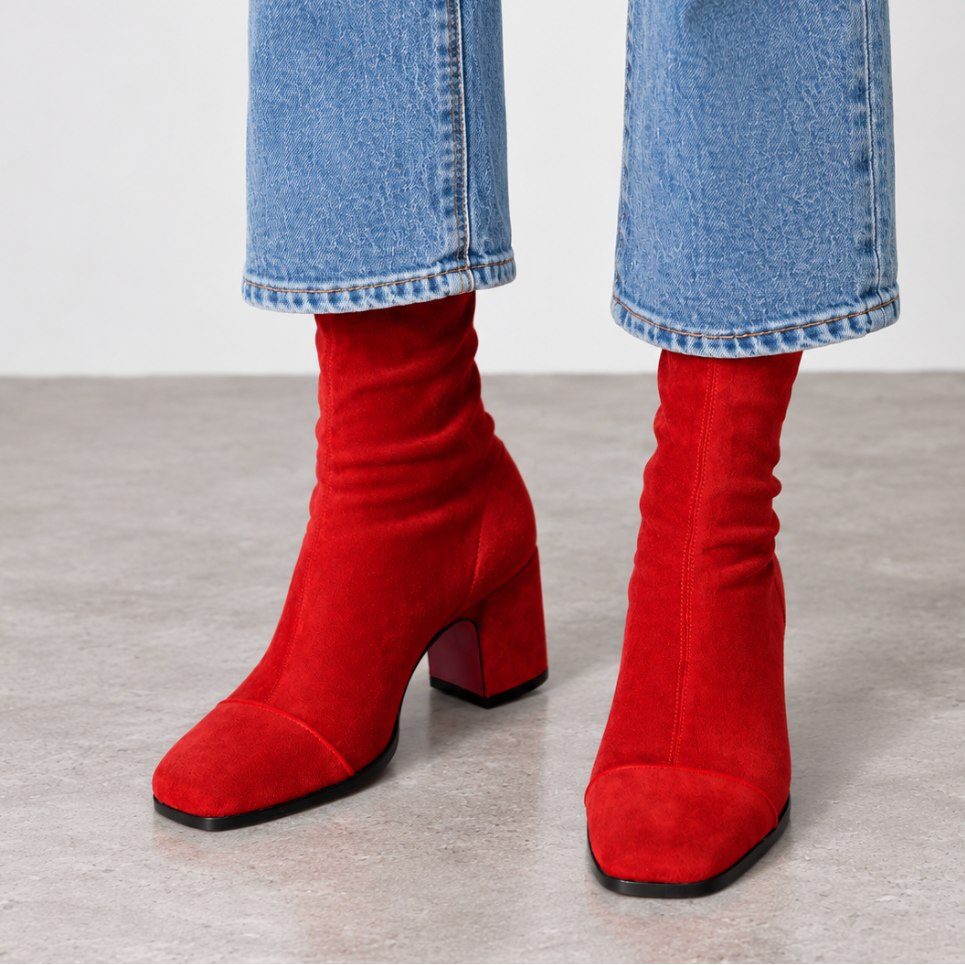 Brinley | Women’s Suede Block-Heel Boots