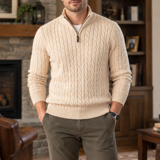 Judah | Men’s Cable Knit Winter Sweater