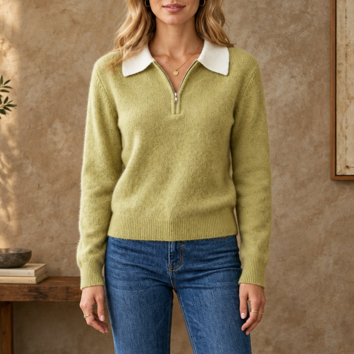 Lavinia | Women’s Knit Polo Sweater