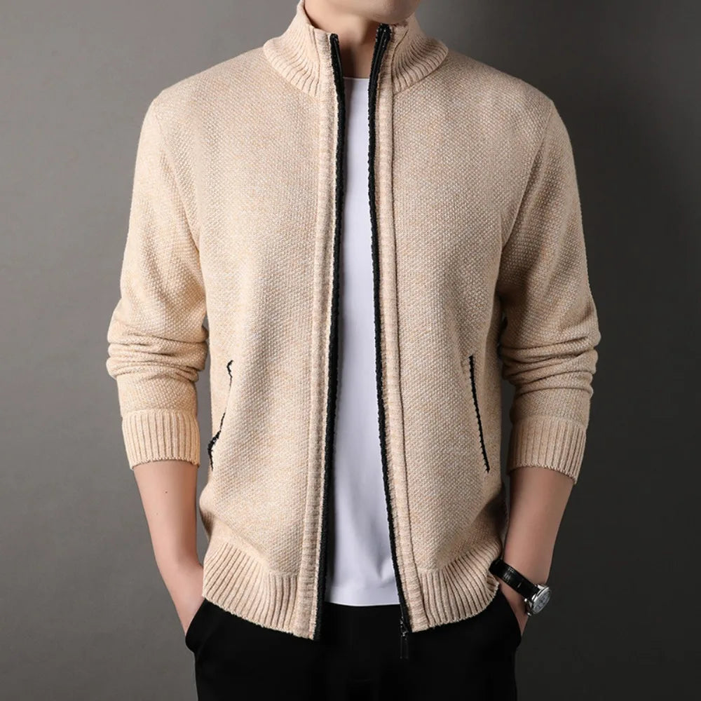 Dustin | Men’s Full-Zip Knit Jacket