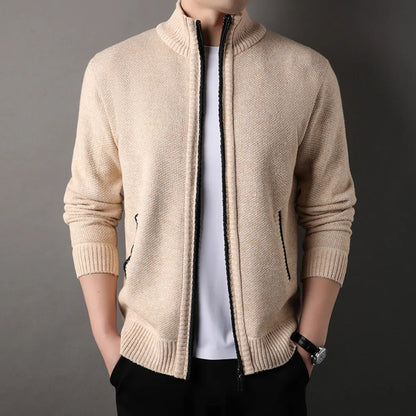 Dustin | Men’s Full-Zip Knit Jacket