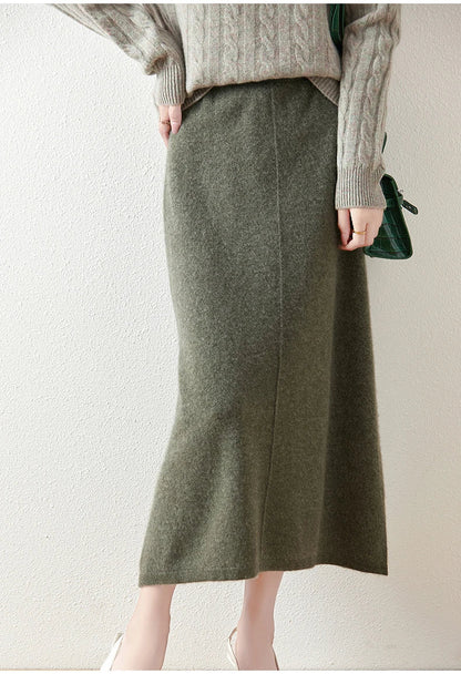 Charlotte | Women’s Executive Wool Pencil Skirt