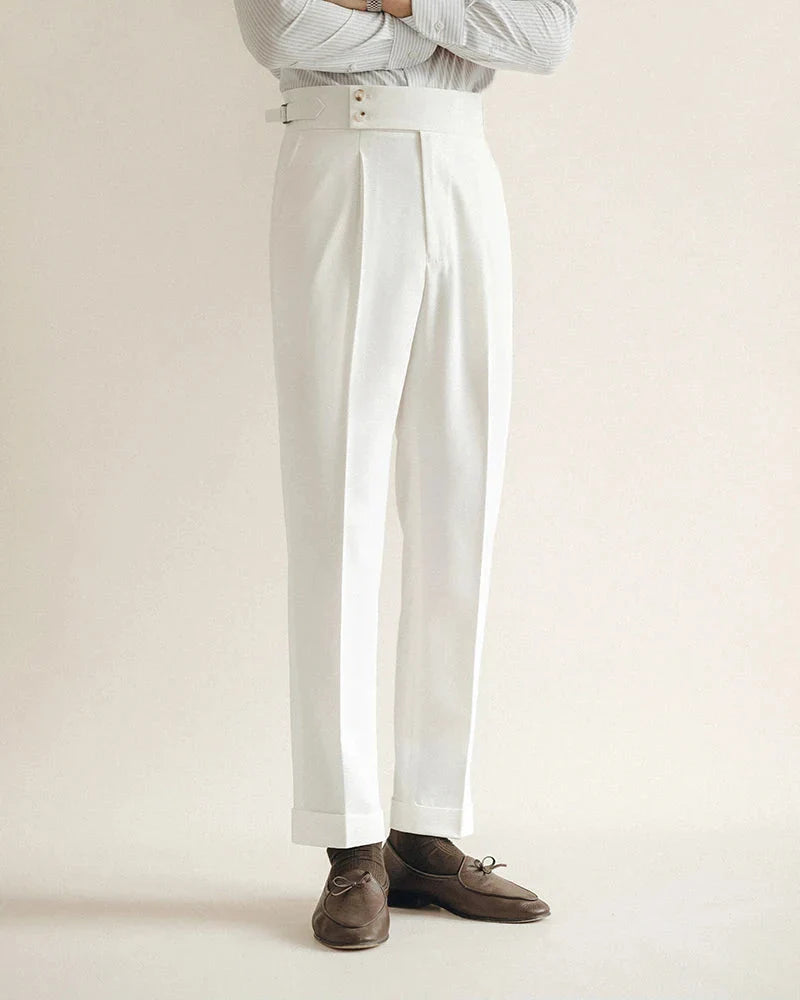 Maithan | Men’s Sorrento Tailored Wool Blend Trousers