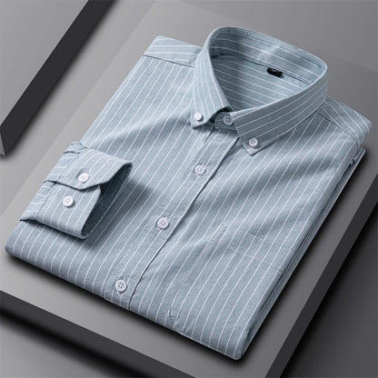 Stellan | Men’s Striped Oxford Button Up Shirt