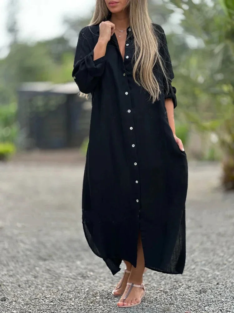 Tinsley | Women’s Maxi Shirt Dress
