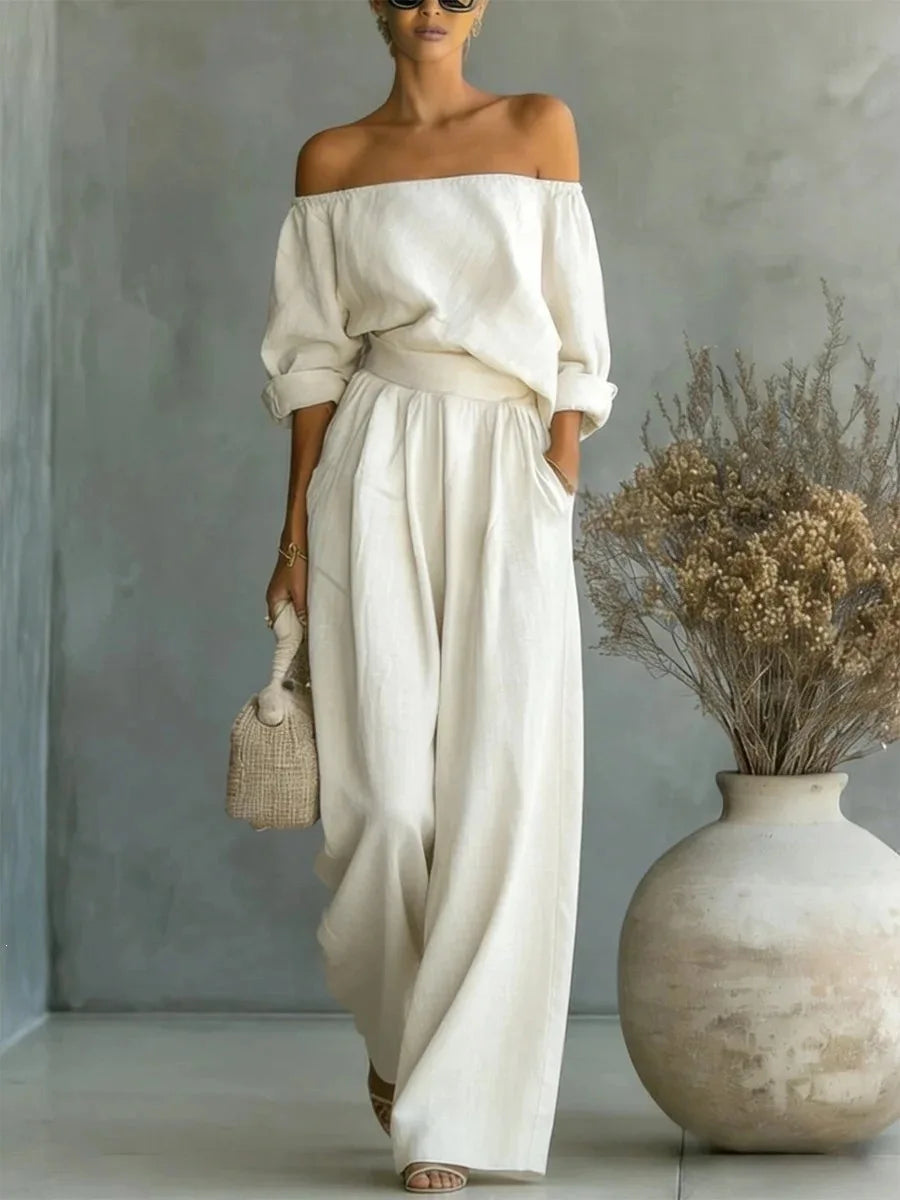 Evangeline | Women’s Off-Shoulder Jumpsuit