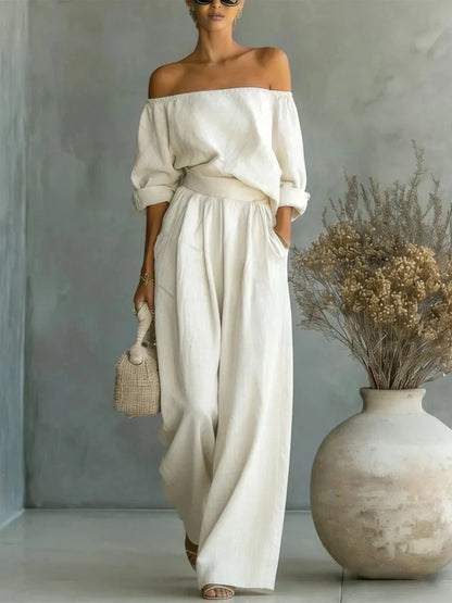 Evangeline | Women’s Off-Shoulder Jumpsuit