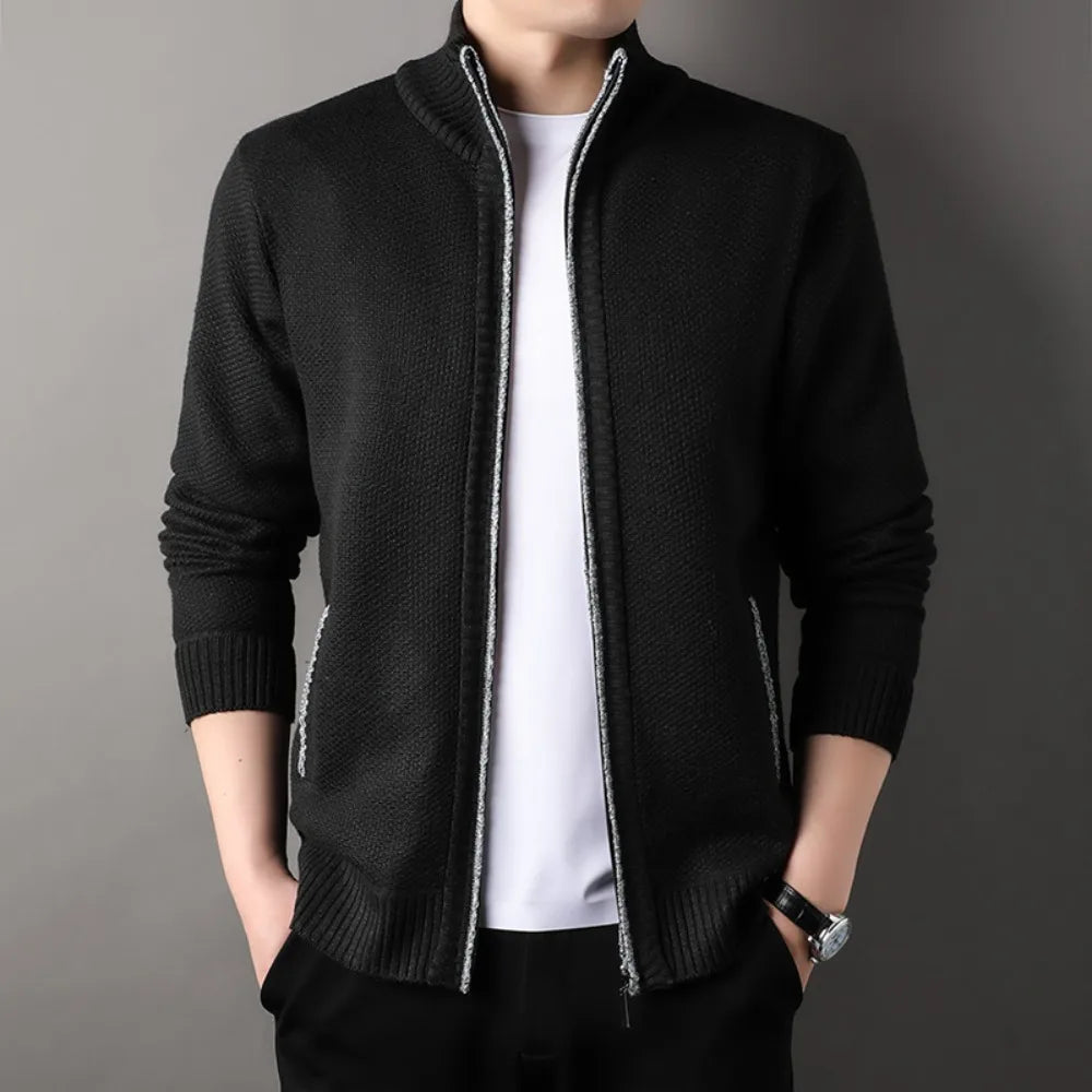 Dustin | Men’s Full-Zip Knit Jacket