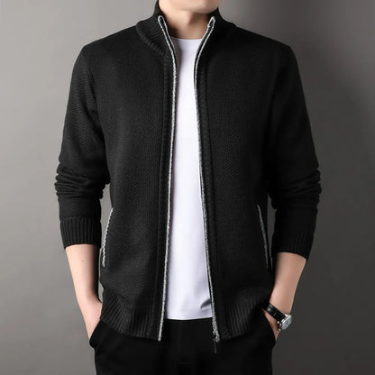 Dustin | Men’s Full-Zip Knit Jacket
