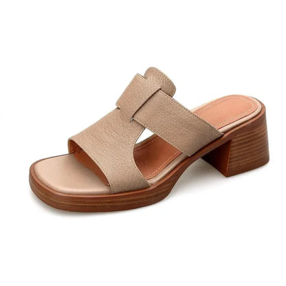 Sabine | Women’s Block Heel Slide Sandals
