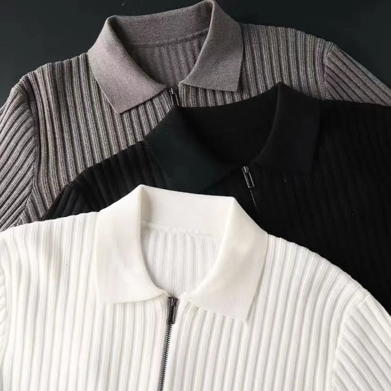 Langley | Men’s Button-Up Polo Sweater