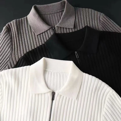 Langley | Men’s Button-Up Polo Sweater
