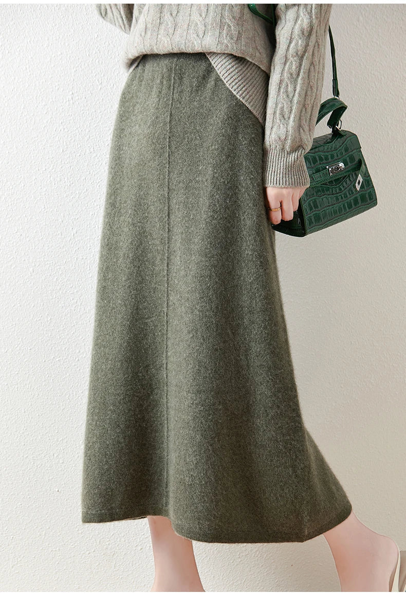 Charlotte | Women’s Executive Wool Pencil Skirt