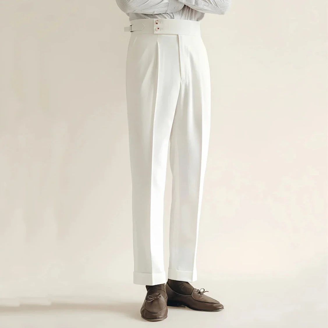 Maithan | Men’s Sorrento Tailored Wool Blend Trousers