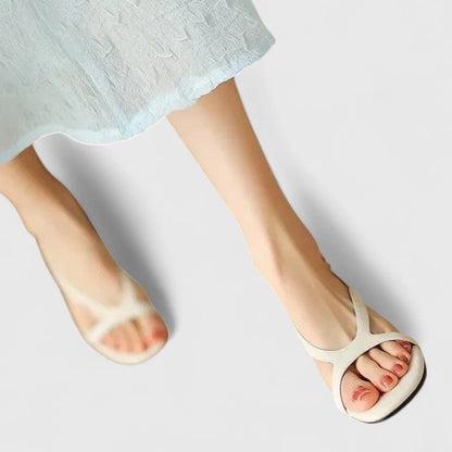 Sorrelle | Women’s Mesh Pointed Toe Slingback Kitten Heels