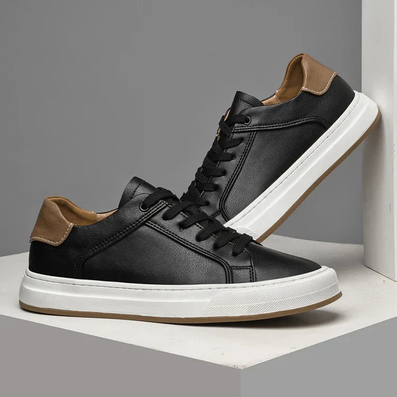 Elliot | Men’s Timeless Leather Walking Sneakers