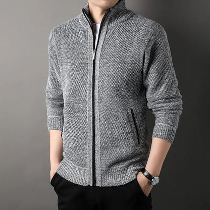 Dustin | Men’s Full-Zip Knit Jacket