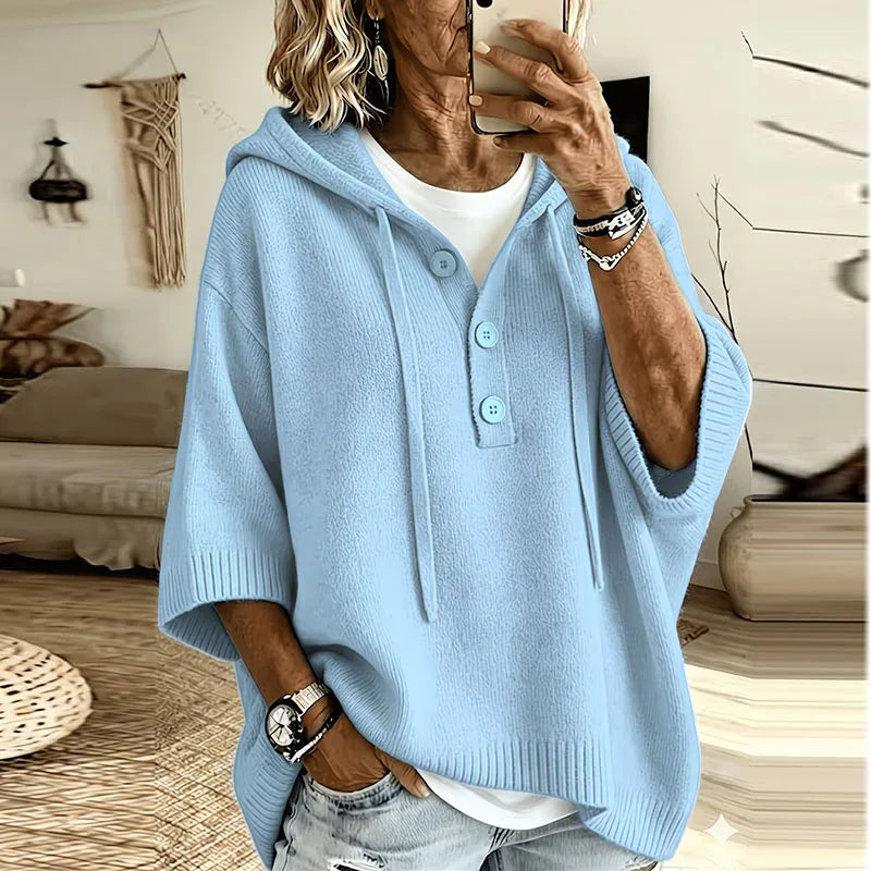 Coralie | Women’s Hooded Knit Sweater