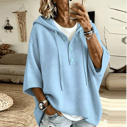 Coralie | Women’s Hooded Knit Sweater