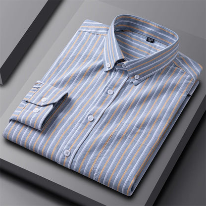 Stellan | Men’s Striped Oxford Button Up Shirt