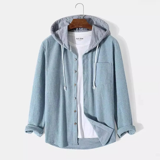 Merrick | Men’s Corduroy Button-Up Hoodie
