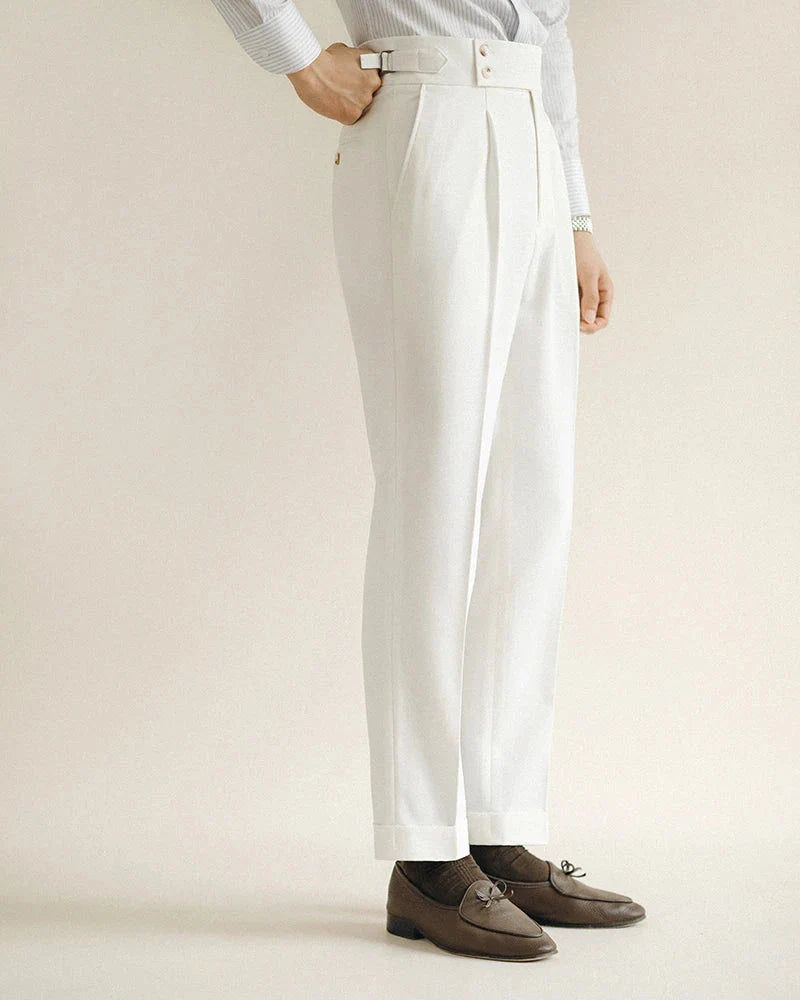 Maithan | Men’s Sorrento Tailored Wool Blend Trousers