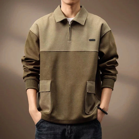 Deacon | Men’s Long-Sleeve Polo Sweater