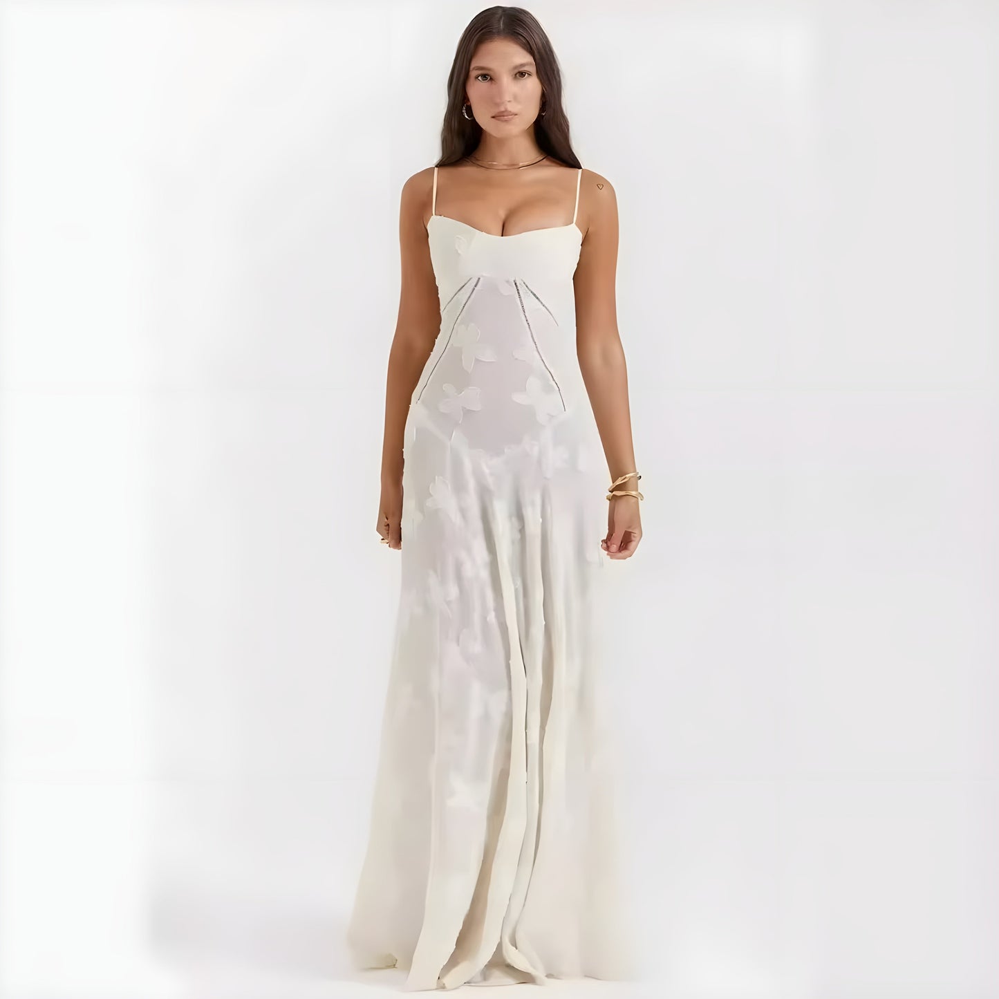 Athena | Women’s Lace Maxi Wedding Guest Dress
