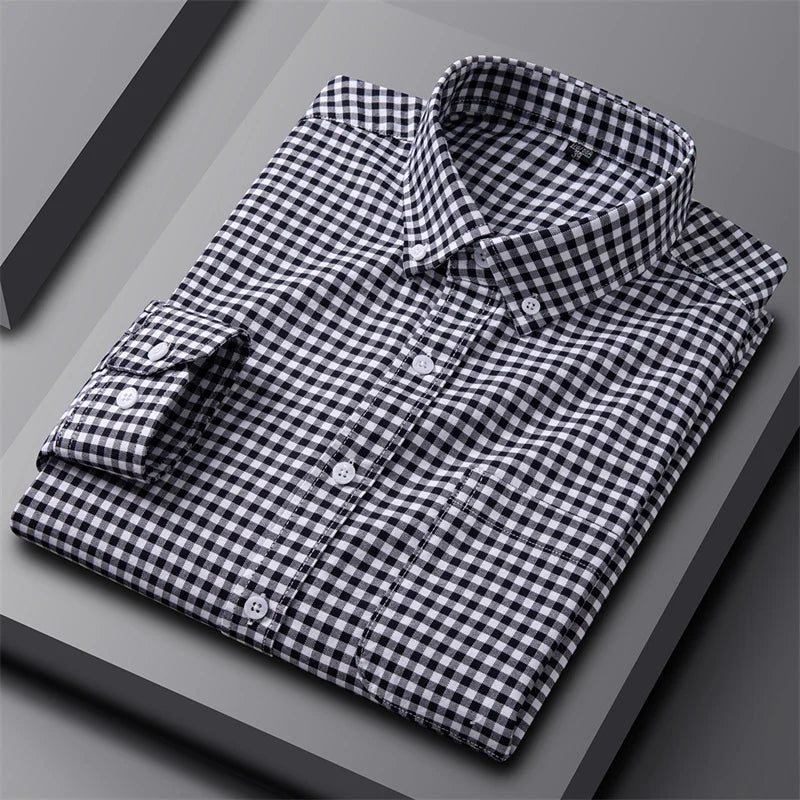 Stellan | Men’s Striped Oxford Button Up Shirt