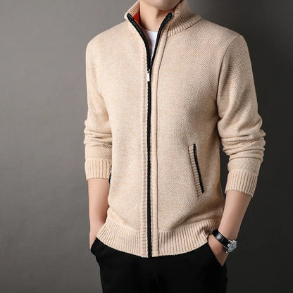 Dustin | Men’s Full-Zip Knit Jacket