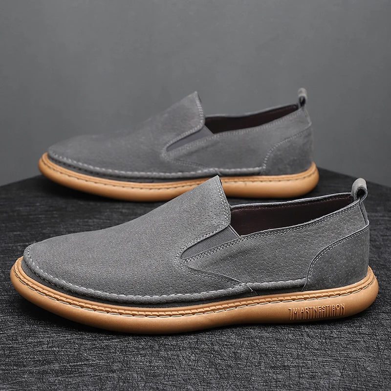Langley | Men’s Suede Slip-On Loafers